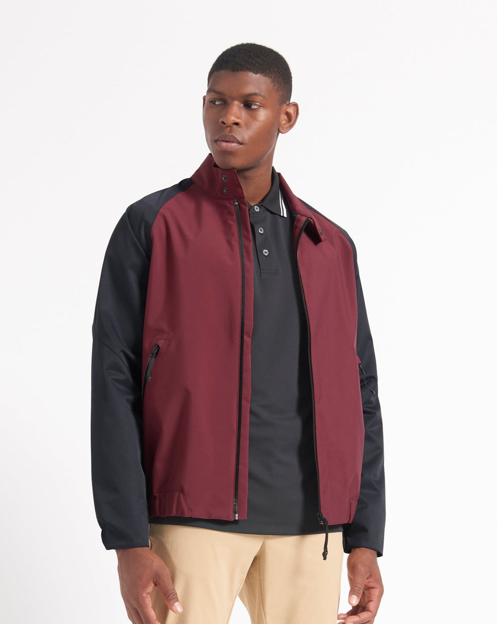 Vestes Ben Sherman Waterproof Harrington Bordeaux | IAS-36083875